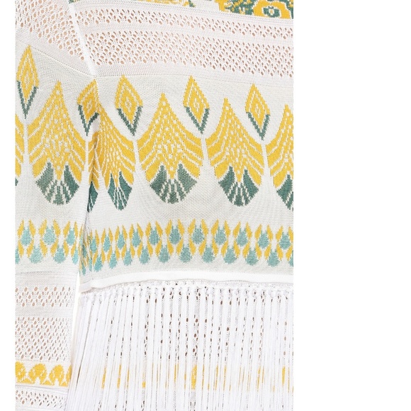 Rachel Zoe Francesca Jacquard Fringe maxi dress XS - Picture 5 of 6